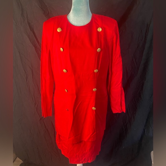 lois snyder Dresses & Skirts - Lois snyder: vintage red shift dress